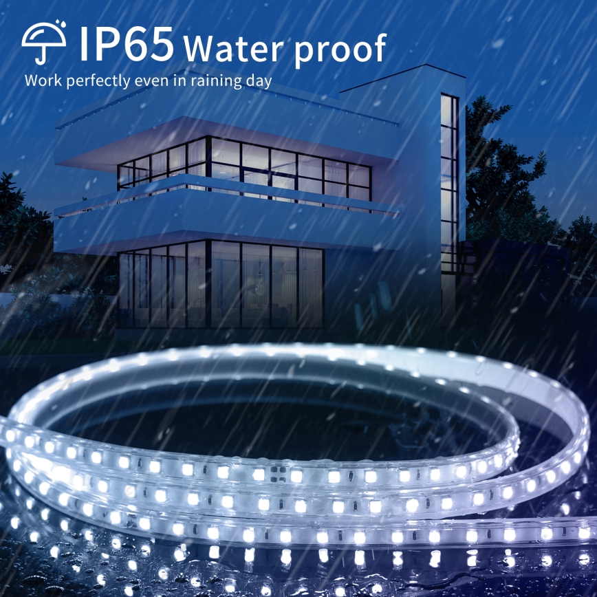 Aigostar - Ruban LED 50 m, 400 W, 230 V, 6500 K, IP65