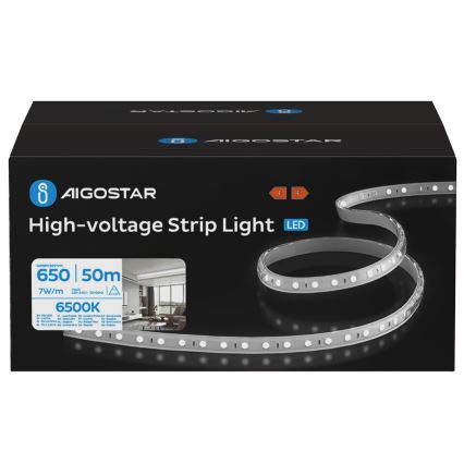 Aigostar - Ruban LED extérieur 50m LED/350W/230V 6500K IP65