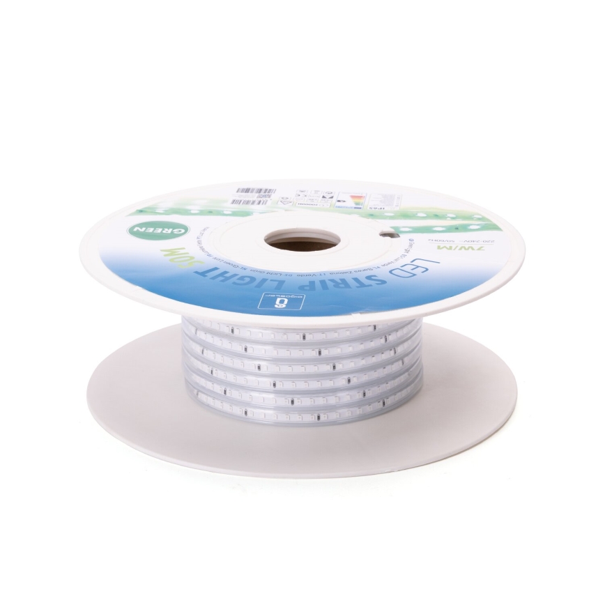 Aigostar - Ruban LED LED/350W/230V 50m vert IP65