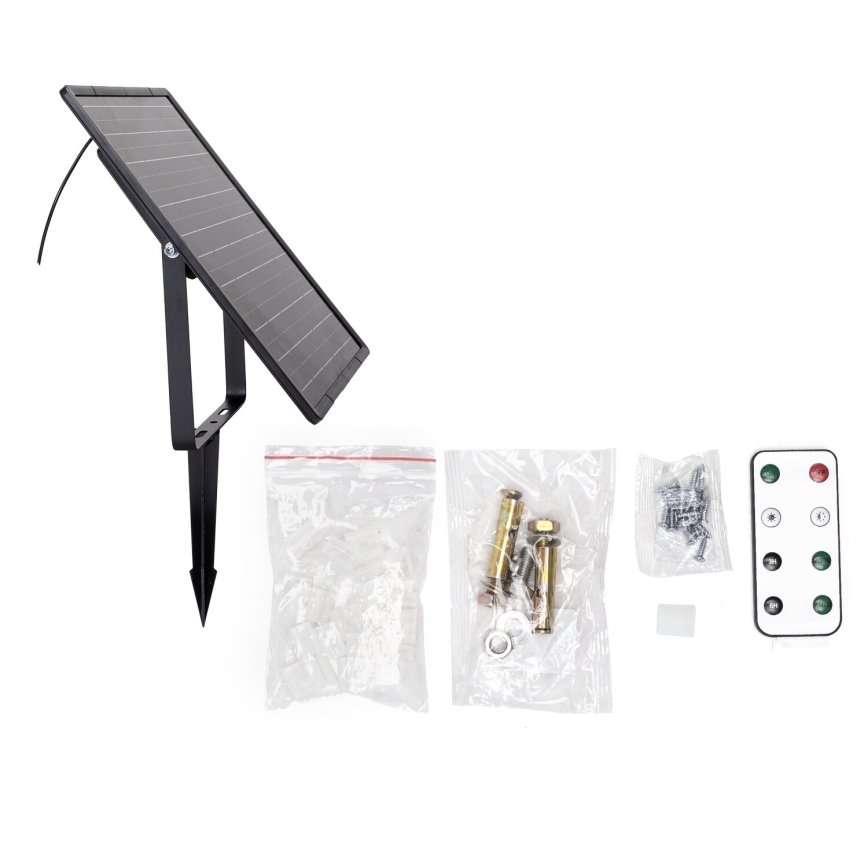Aigostar - Bande LED solaire dimmable LED/20W/3,2V 20 m 2700K IP65 20000 mAh + télécommande