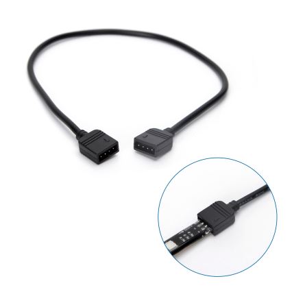 Aigostar - Ruban RGB  connecté à intensité variable 4x0,5m LED/4,5W/5V Wi-Fi + télécommande
