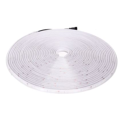 Aigostar - Ruban solaire à intensité variable LED/20W/3,2V 20 m 2700K IP65 + Télécommande