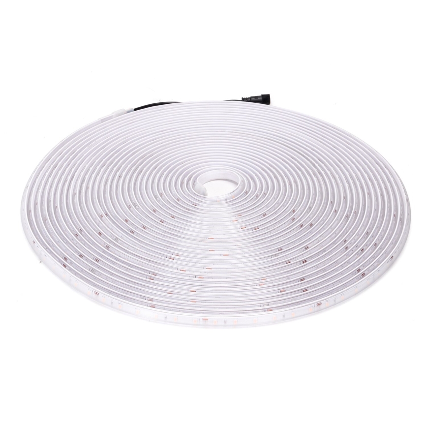 Aigostar - Ruban solaire à intensité variable LED/20W/3,2V 20 m 2700K IP65 + Télécommande