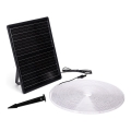 Aigostar - Ruban solaire à intensité variable LED/20W/3,2V 20 m 6500K IP65 + Télécommande