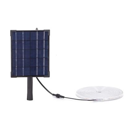 Aigostar - Ruban solaire à intensité variable LED/5W/3,2V 5 m 2700K IP65 + télécommande