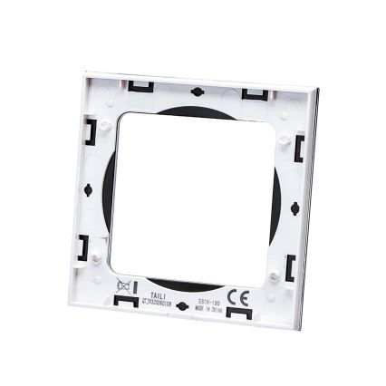 Aigostar - Schlichter Bilderrahmen mit Glas, schwarz
