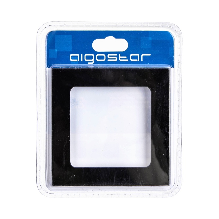 Aigostar - Schlichter Bilderrahmen mit Glas, schwarz