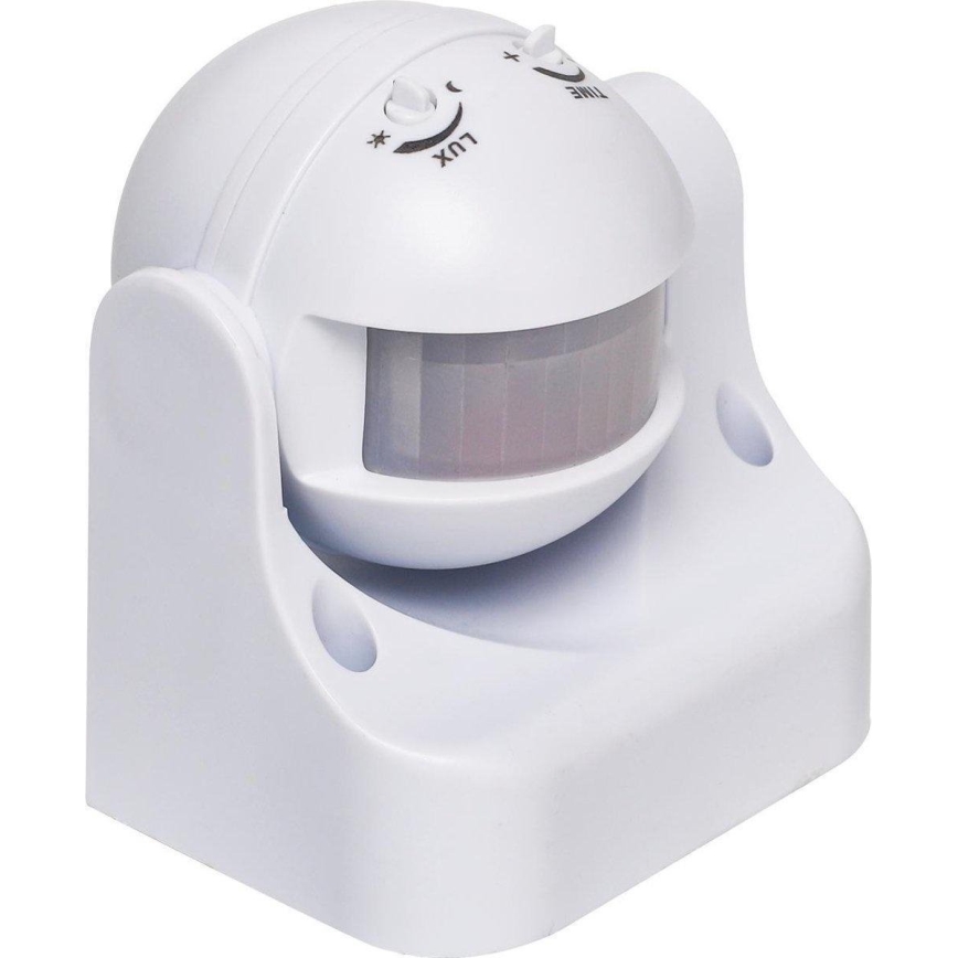 Aigostar - Sensore di movimento a infrarossi da esterno 230V IP44 bianco