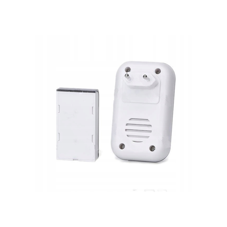Aigostar - SET 2x Campanello Wireless con presa 230V IP44 bianco