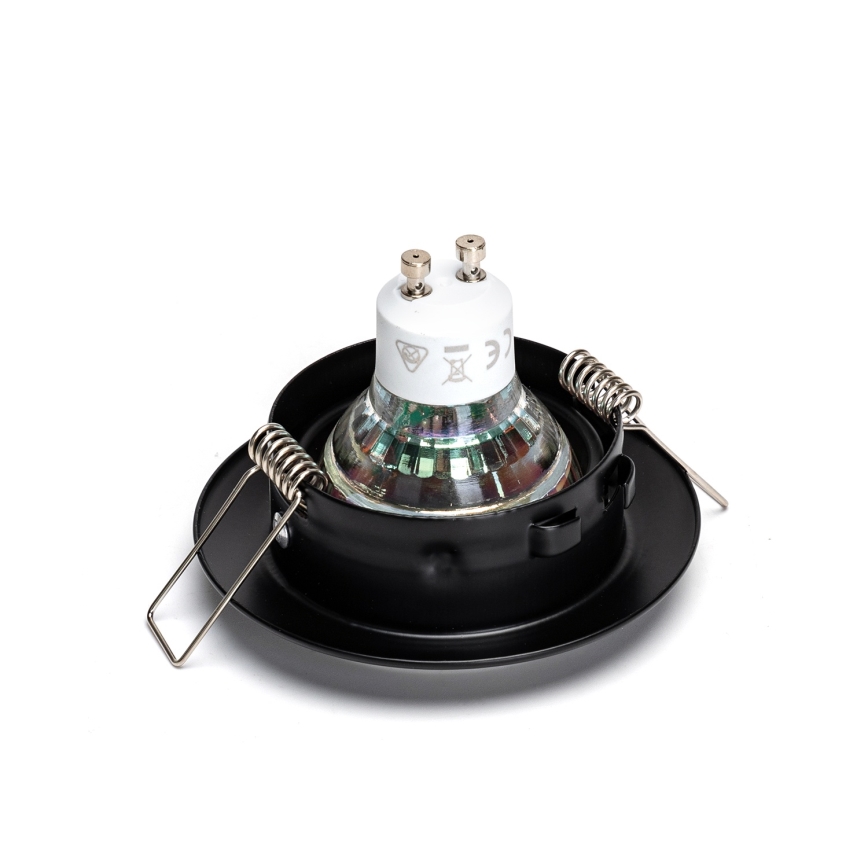 Aigostar - SET 3x faretti da incasso LED 1x GU10/4,5W/230V 3000K nero