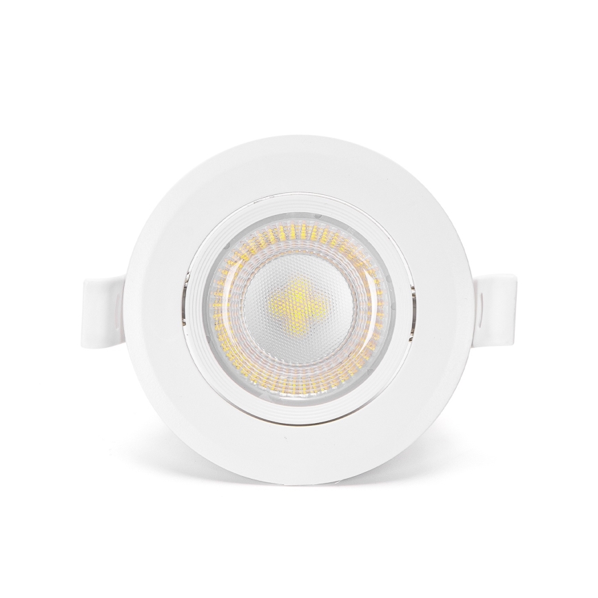 Aigostar - SET 3x faretti da incasso LED/5W/230V 6500K Ø 8,5 cm Bianco