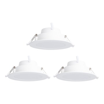 Aigostar - SET 3x LED RGB Lampada da incasso dimmerabile MESH LED/9W/230V 2700K-6500K diametro 14,5cm