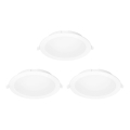 Aigostar - SET 3x LED RGBW Dimmbare Einbauleuchte MESH LED/15W/230V 2700K-6500K d 17cm