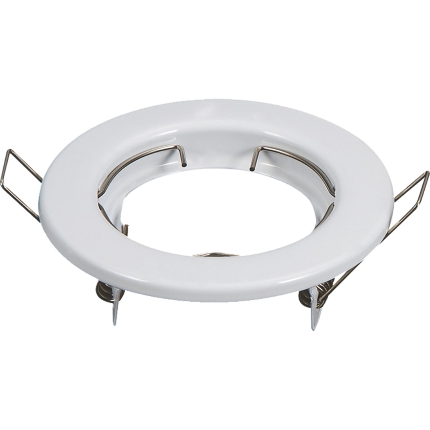 Aigostar - Set da 2 anelli di finitura per faretto da incasso GU10 Ø 8 cm, bianco