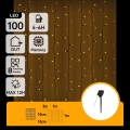 Aigostar - Solar-LED-Lichterkette 100xLED/8 Funktionen 4x1m IP65 warmweiß 800 mAh