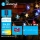 Aigostar - Solar-LED-Lichterkette 50 LEDs/8 Funktionen 800 mAh 12 m IP65 mehrfarbig