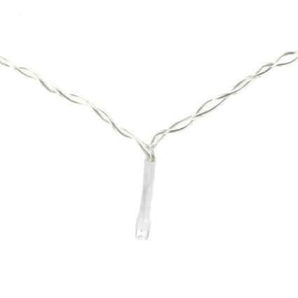 Aigostar - LED Solar-Weihnachts-Lichterkette 120xLED/8 Funktionen 3x0,6m 500 mAh IP65 kaltweiß