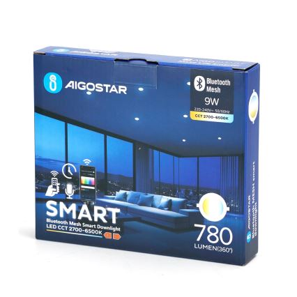 Aigostar - Spot encastrable à intensité variable MESH LED/9W/230V 2700-6500K d. 14,5 cm