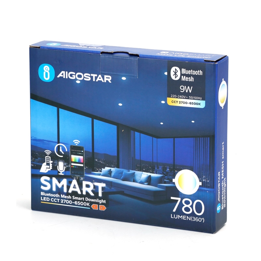 Aigostar - Spot encastrable à intensité variable MESH LED/9W/230V 2700-6500K d. 14,5 cm