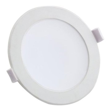Aigostar - Spot encastrable de salle de bain LED/10W/230V 6000K IP44 d. 11,5 cm blanc