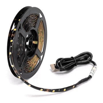 Aigostar - Striscia LED 2m LED/4,9W/5V 6500K IP65 nero