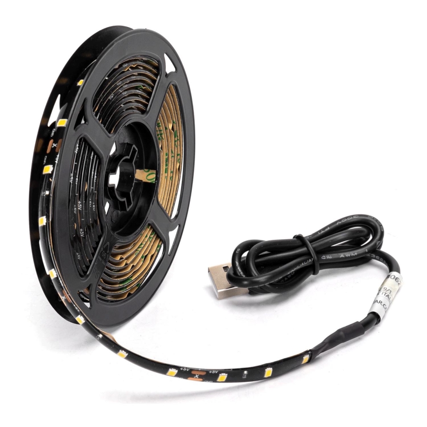 Aigostar - Striscia LED 2m LED/4,9W/5V 6500K IP65 nero