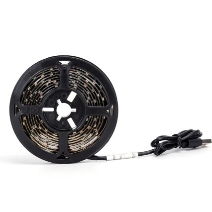 Aigostar - Striscia LED 2m LED/4,9W/5V 6500K IP65 nero