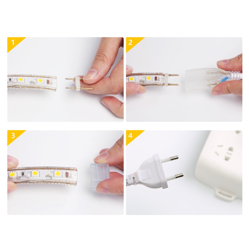 Aigostar - Striscia LED da esterno 50m LED/350W/230V 3000K IP65