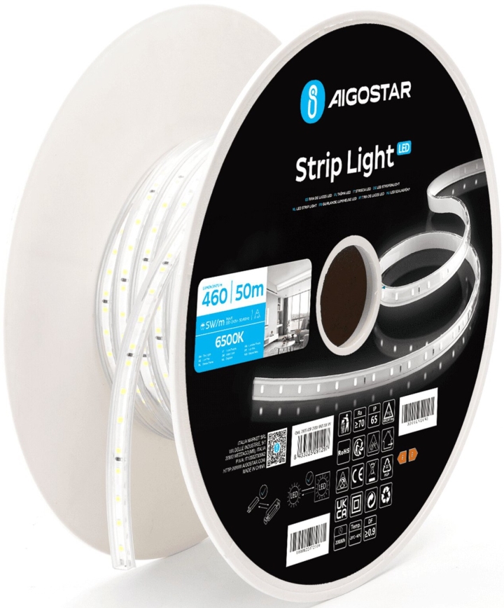 Aigostar - Striscia LED LED/250W/230V 50m 6500K IP65
