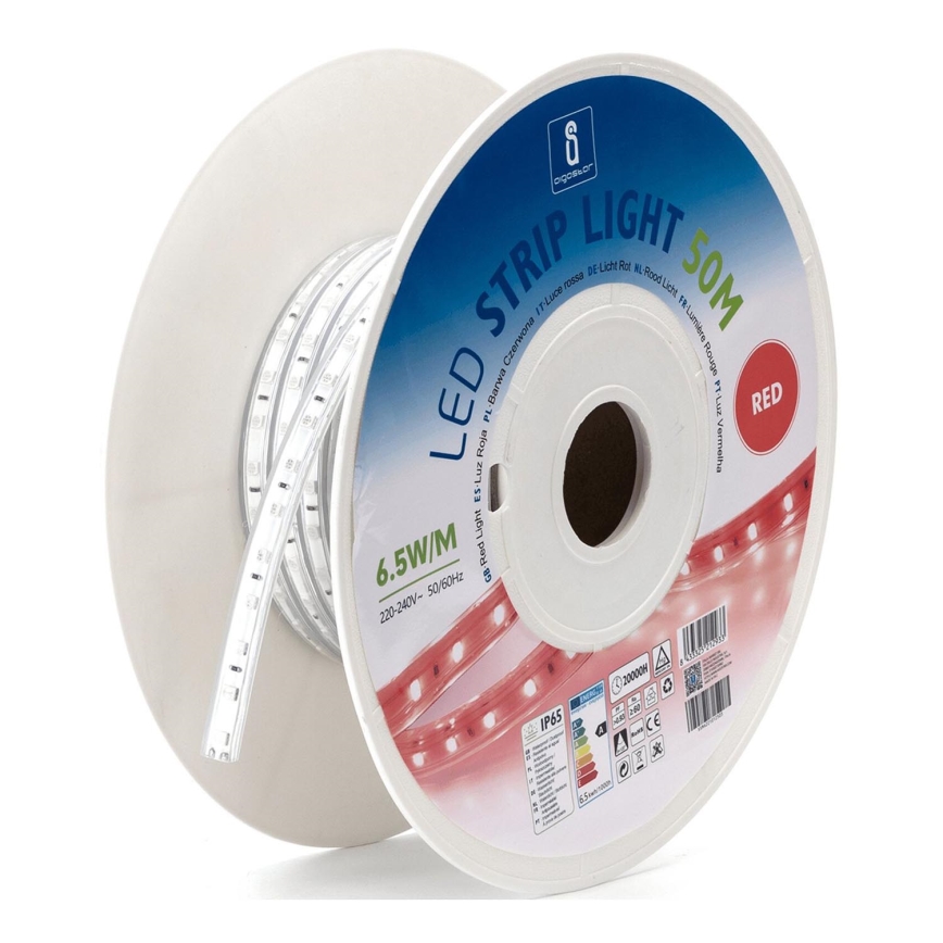 Aigostar - Striscia LED LED/325W/230V 50m rossa IP65