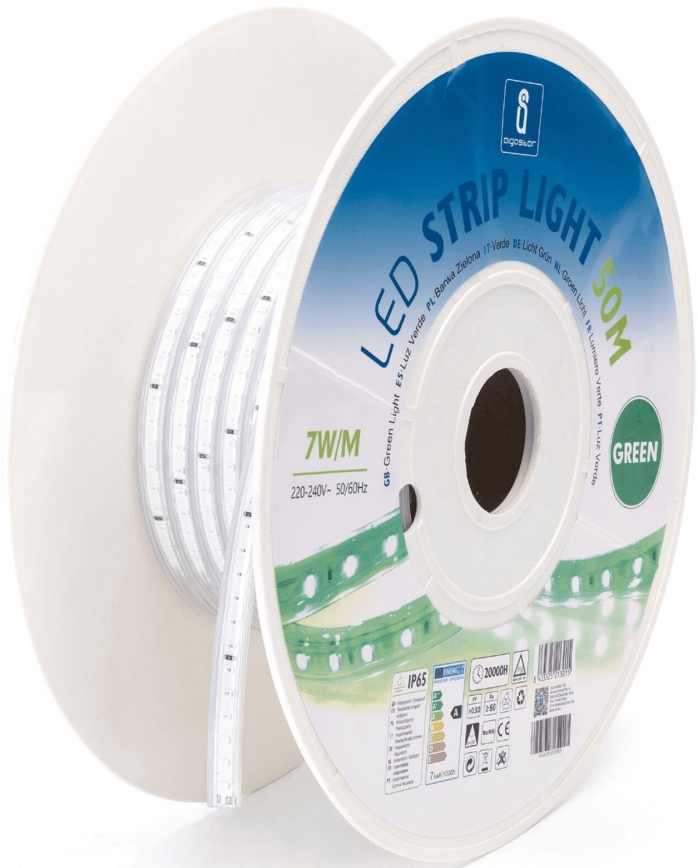 Aigostar - Striscia LED LED/350W/230V 50m verde IP65