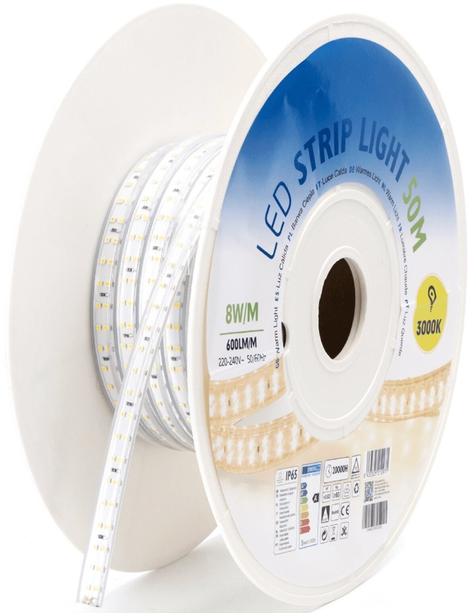Aigostar - Striscia LED LED/400W/230V 50m 3000K IP65