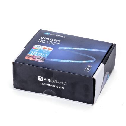 Aigostar - Striscia LED RGB dimmerabile 6,5m LED/16,5W/12/230V 3000K Wi-Fi