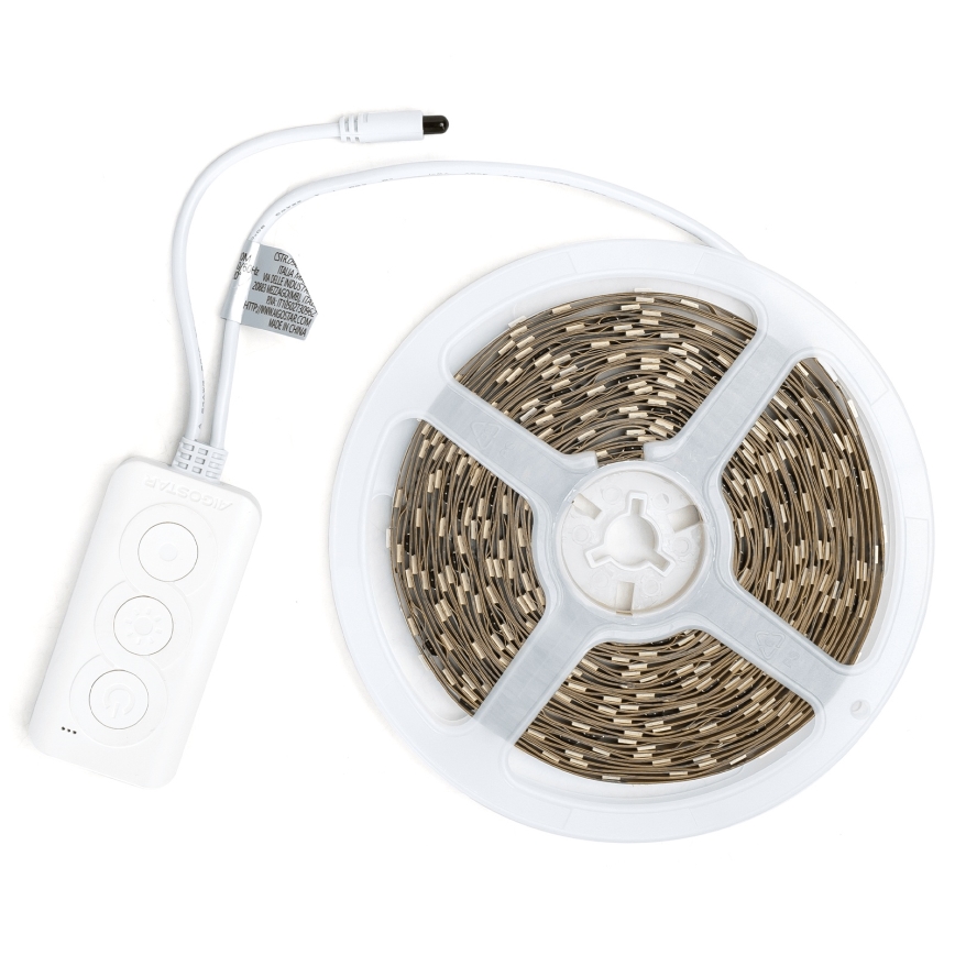 Aigostar - Striscia LED RGBIC dimmerabile 10 m LED/24W/24V, con telecomando e Wi‑Fi