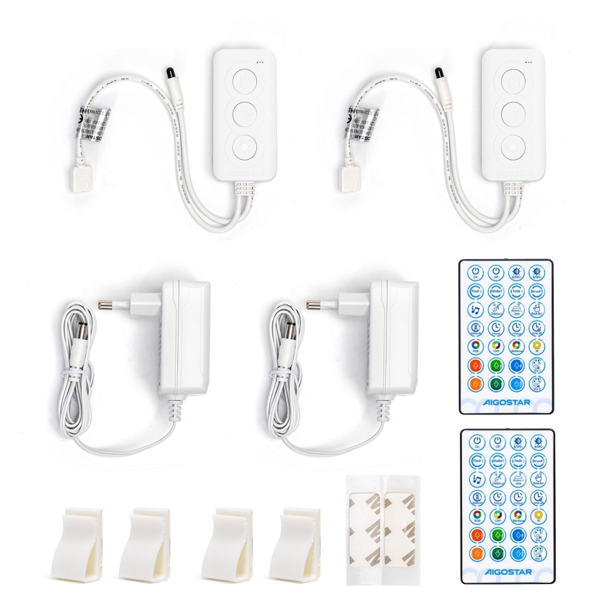 Aigostar - Striscia LED RGBW dimmerabile LED/18W/12V 2x5 m Wi-Fi