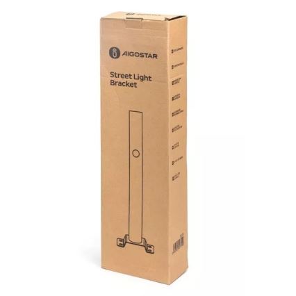 Aigostar - Support pour lampadaire 48,9 cm noir