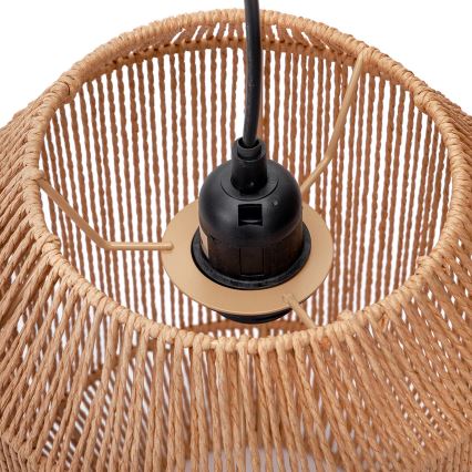 Aigostar - Suspension filaire 1xE27/60W/230V beige