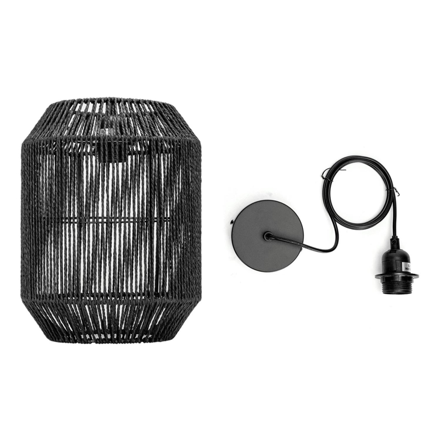 Aigostar - Suspension filaire 1xE27/60W/230V noir