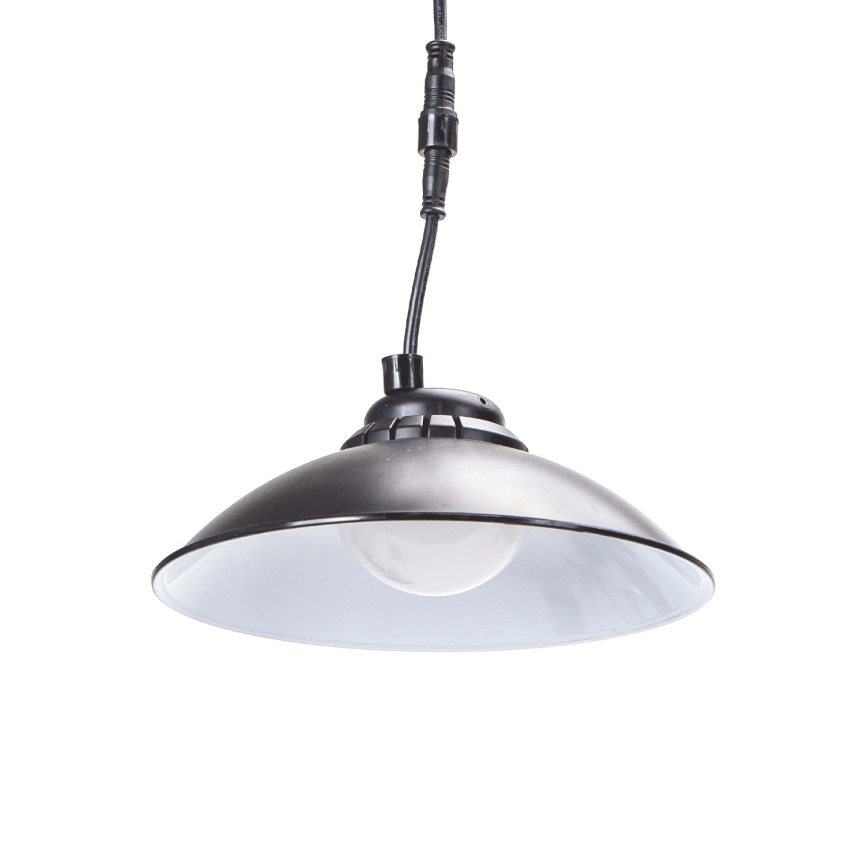 Aigostar - Suspension filaire solaire à intensité variable LED/3,2V 3000K/4000K/6500K IP65 + télécommande