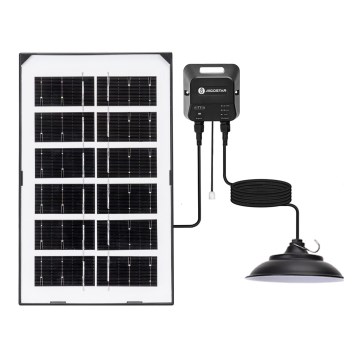 Aigostar - Suspension solaire LED/35W/12V 3000 mAh 6500K d. 15 cm + Télécommande