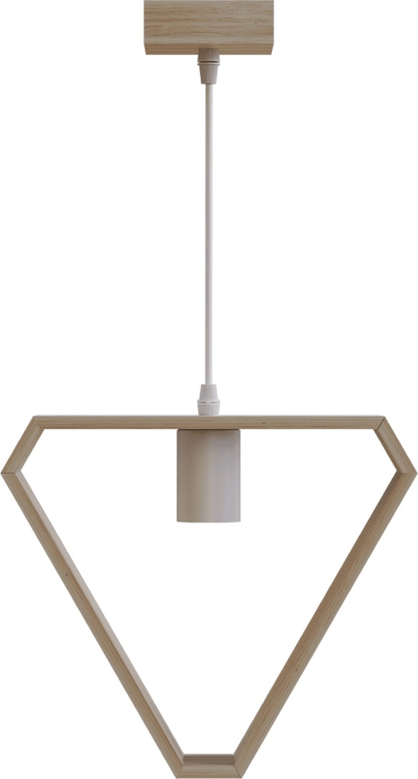 Aigostar - Suspension sur câble 1xE27/60W/230V beige