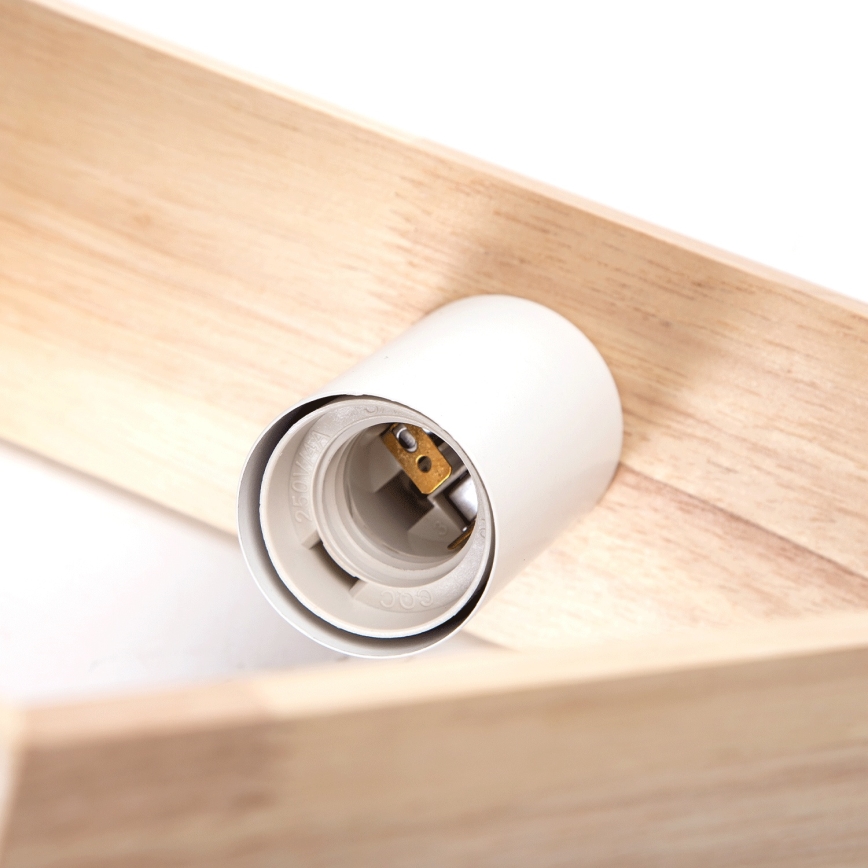 Aigostar - Suspension sur câble 1xE27/60W/230V beige