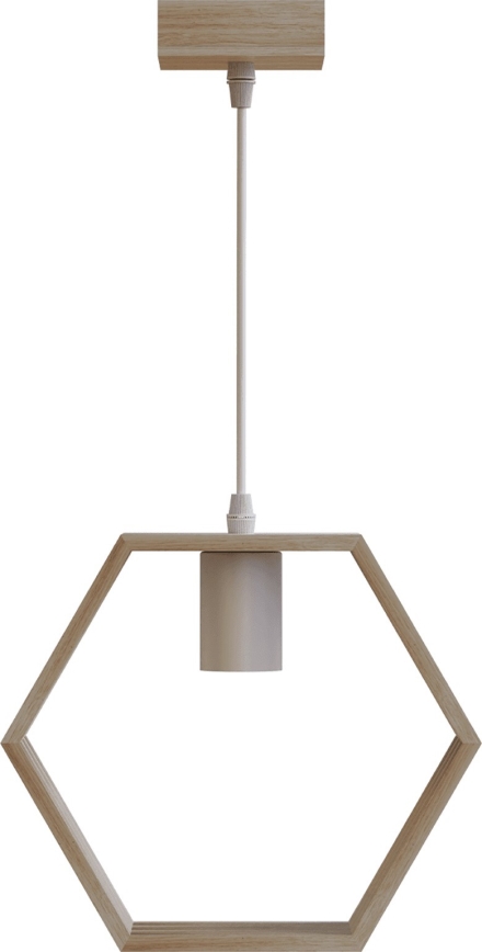 Aigostar - Suspension sur câble 1xE27/60W/230V beige