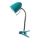 Aigostar -  Tischleuchte mit Klemme 1xE27/11W/230V blau/glänzendes Chrom