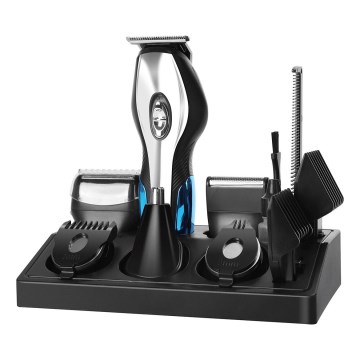 Aigostar - Tondeuse à cheveux avec accessoires 6en1 5W/5V noir