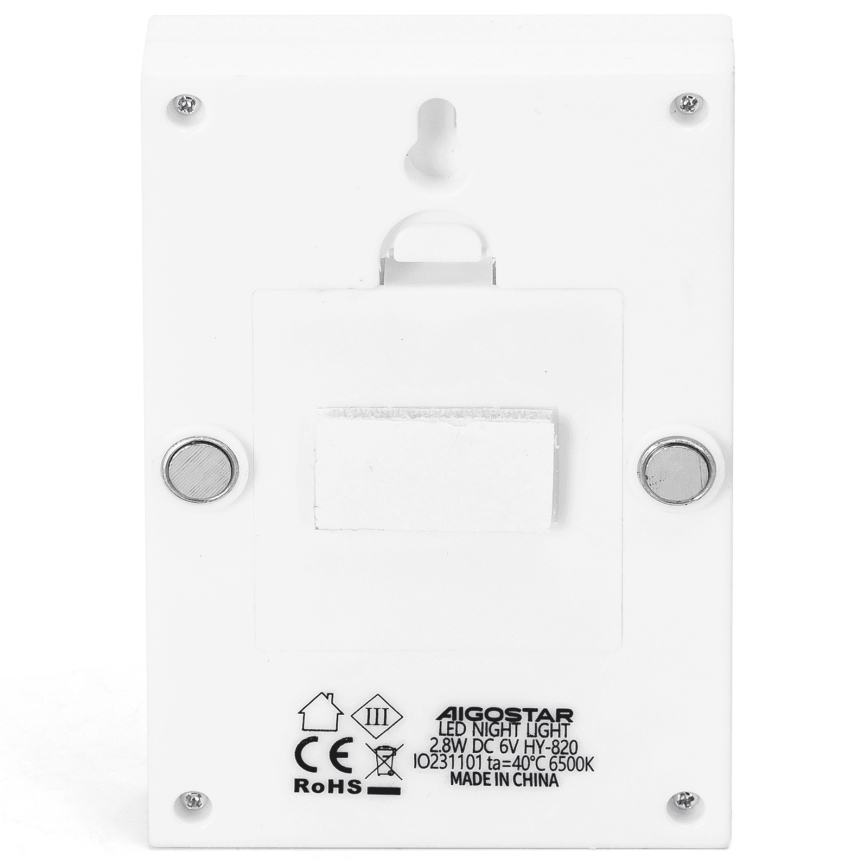 Aigostar - Tragbare LED-Nachtleuchte LED/4xAAA 6500K