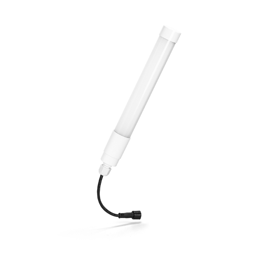 Aigostar - Tube à intensité variable avec panneau solaire LED/3,2V 3000K/4000K/6500K IP65 5000 mAh + Télécommande