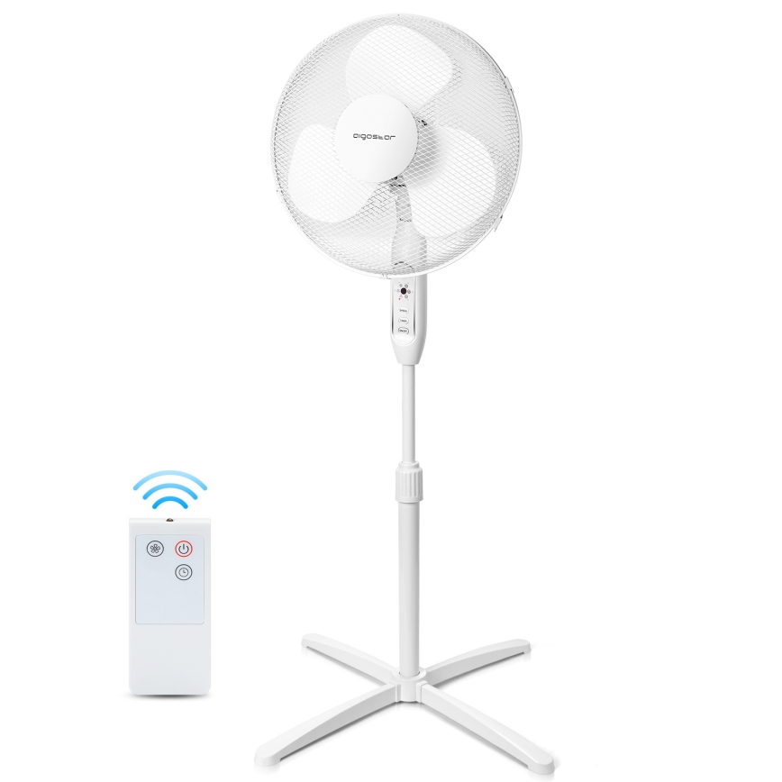 Aigostar - Turmventilator 40W/230V 120 cm weiß
