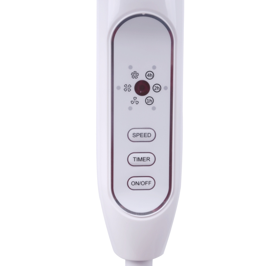 Aigostar - Turmventilator 40W/230V 120 cm weiß