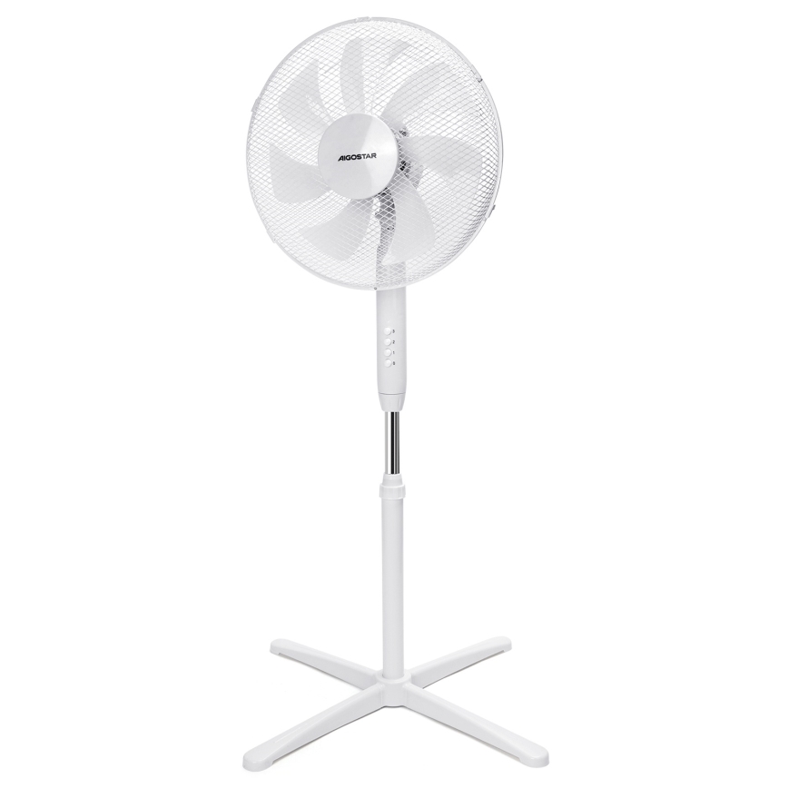 Aigostar - Turmventilator 50W/230V 120 cm weiß